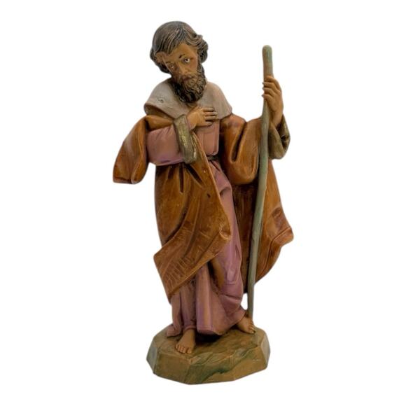 Fontanini Roman Nativity Joseph 5” Nativity Heirloom Italy #1 Signed 1991 EUC - Picture 1 of 10